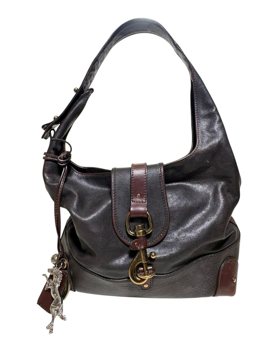 Chloe Vintage 2000s Kerala Leather Hobo Bag With Horse Shoe Charms